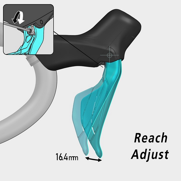 Shifter Lever Road SHIMANO 105 Di2 ST-R7170 2-Spd For